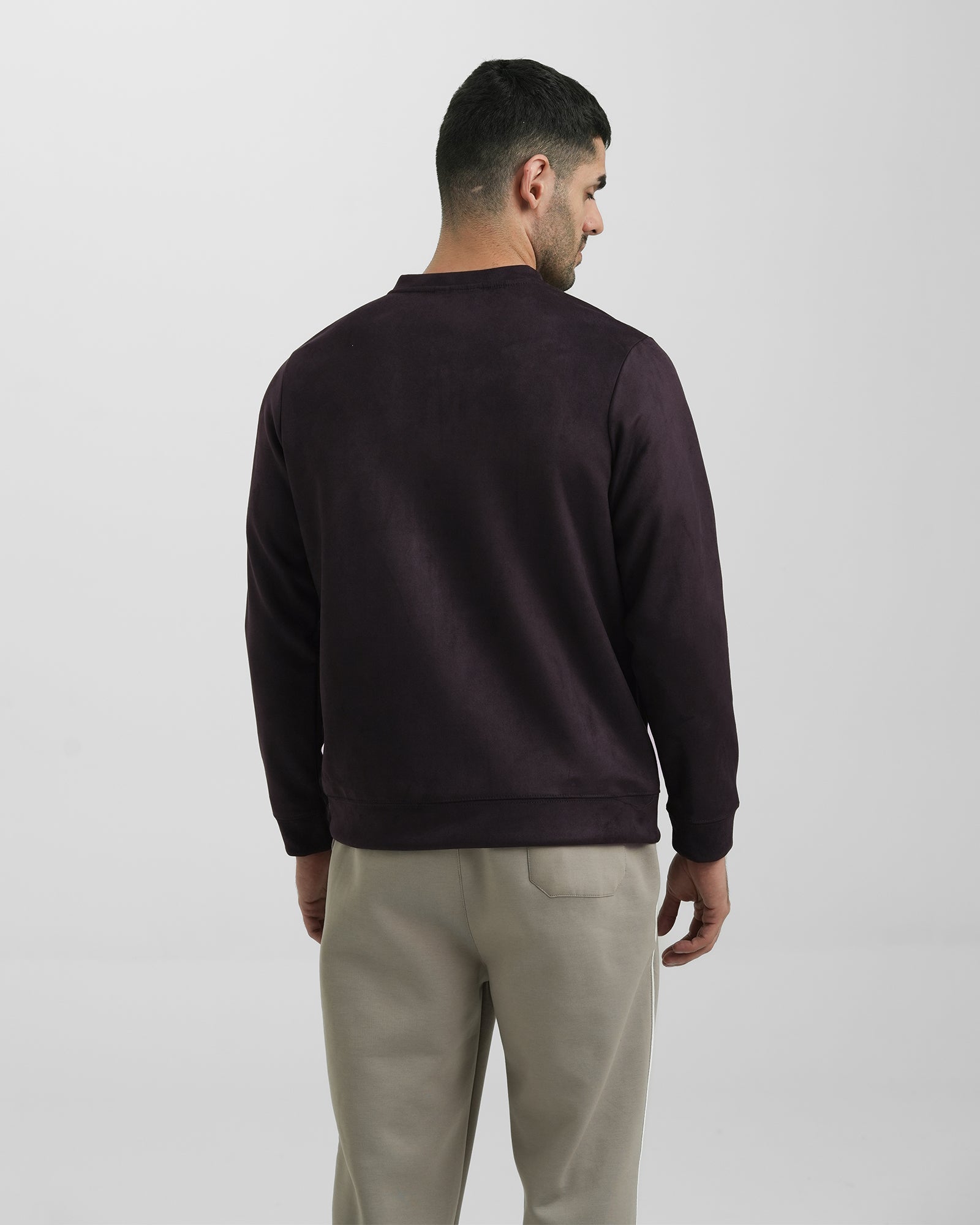 Men Basic Zip-Up Upper