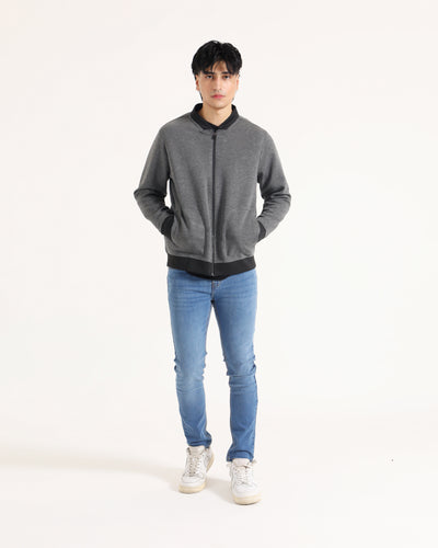 Men Basic Zip Thru Upper