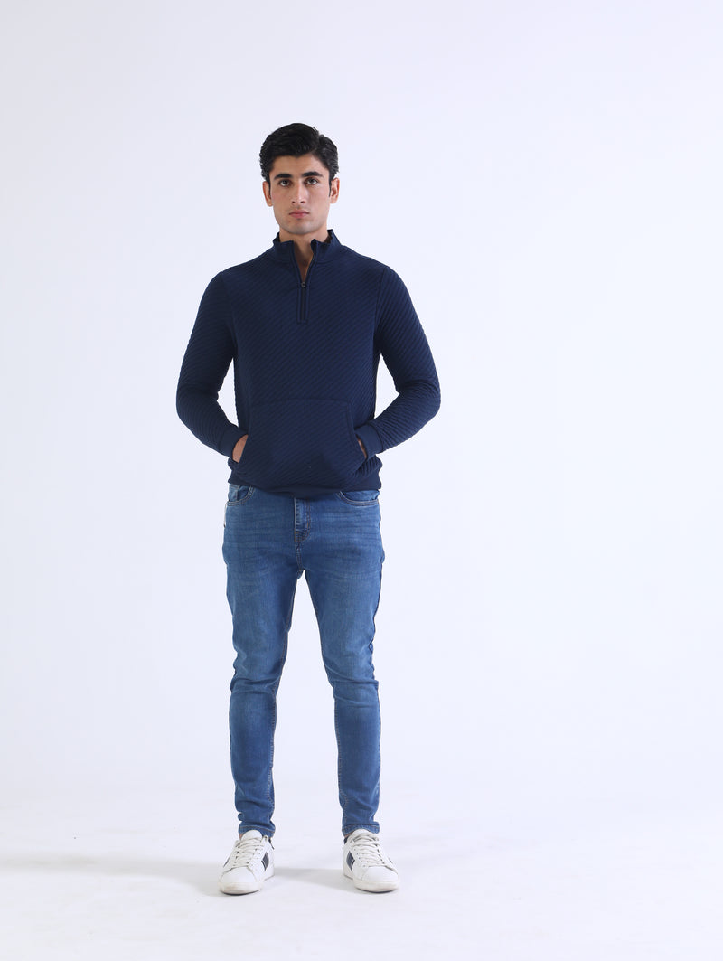 Men Mock Neck Zipper Upper - Engine - Buy Now