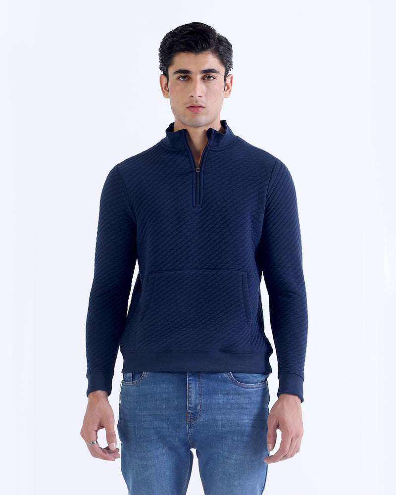 Men Mock Neck Zipper Upper - Engine - Buy Now