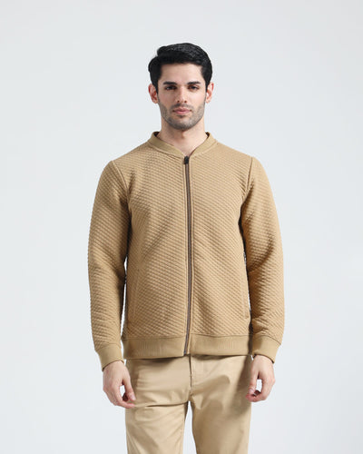 Men Basic Zip Thru Upper