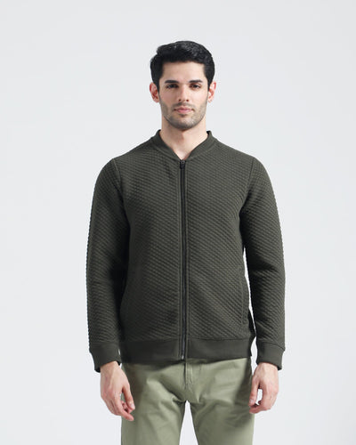 Men Basic Zip Thru Upper