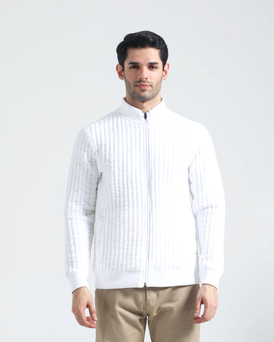 Men Mock Neck Zipper Upper