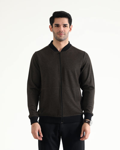 Men Basic Zip Thru Upper