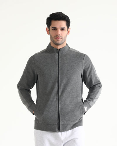 Men Basic Zip Thru Upper