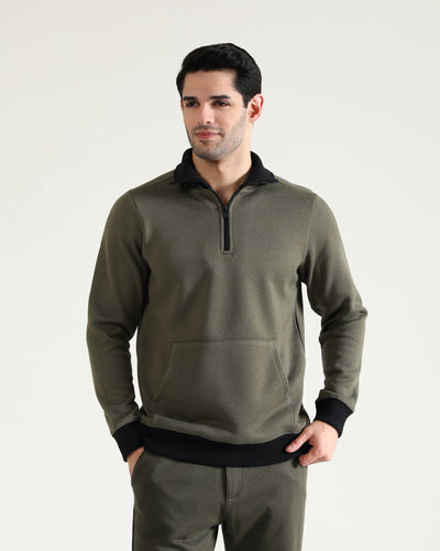 Men Basic Zip Thru Upper