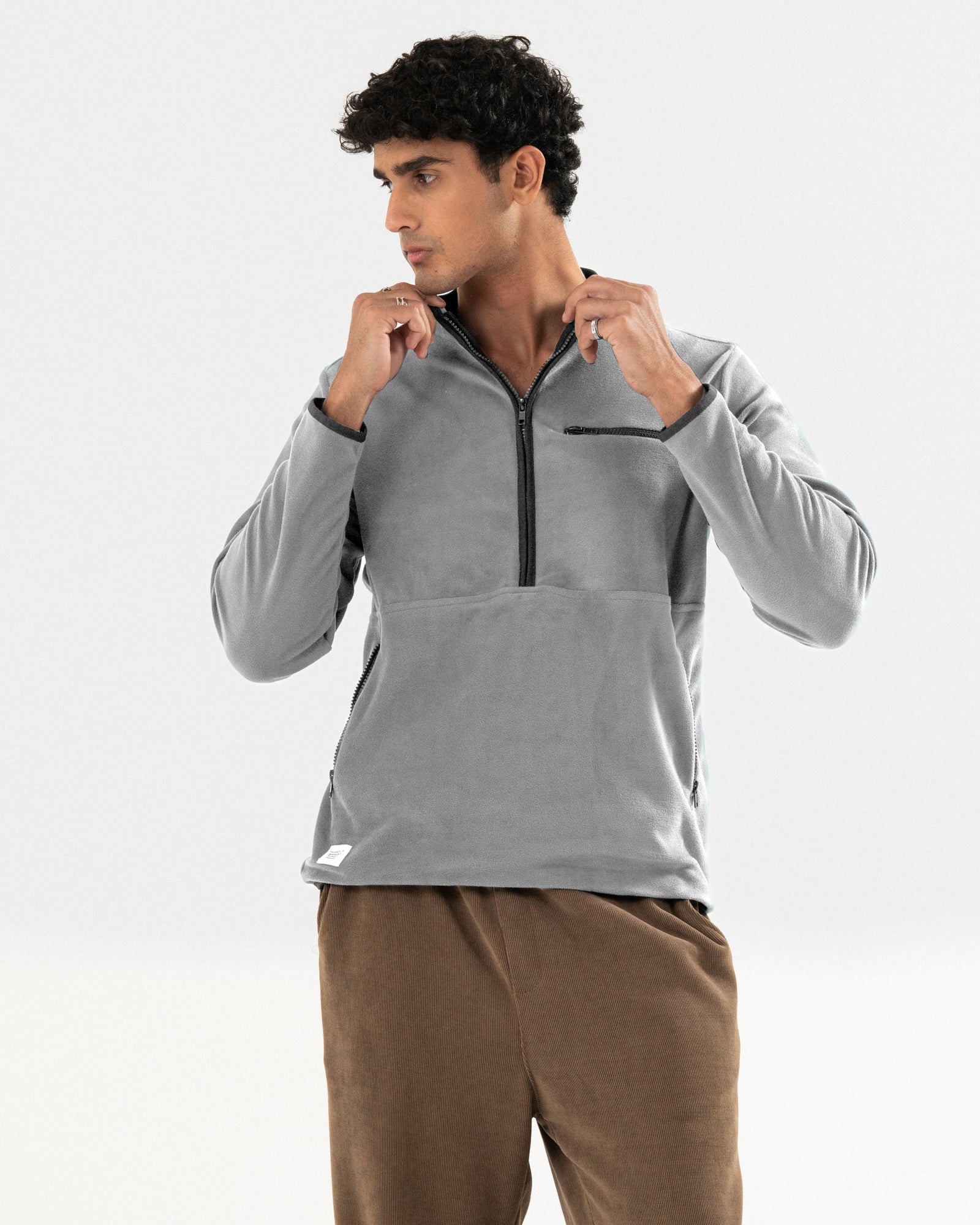 Men Zip-Up Upper