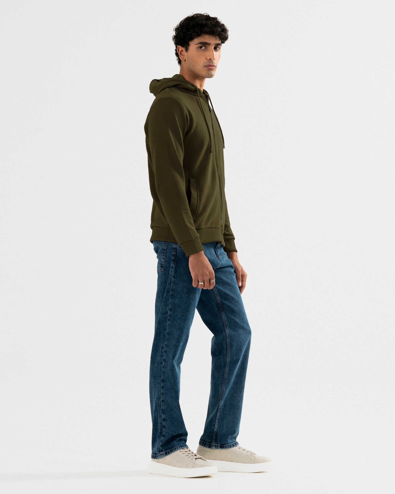 Men Zip-Up Upper