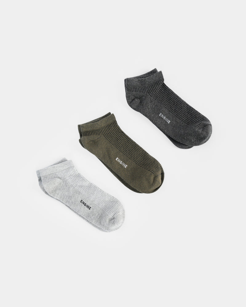 Men Crew Cut Socks - Engine - Buy Now