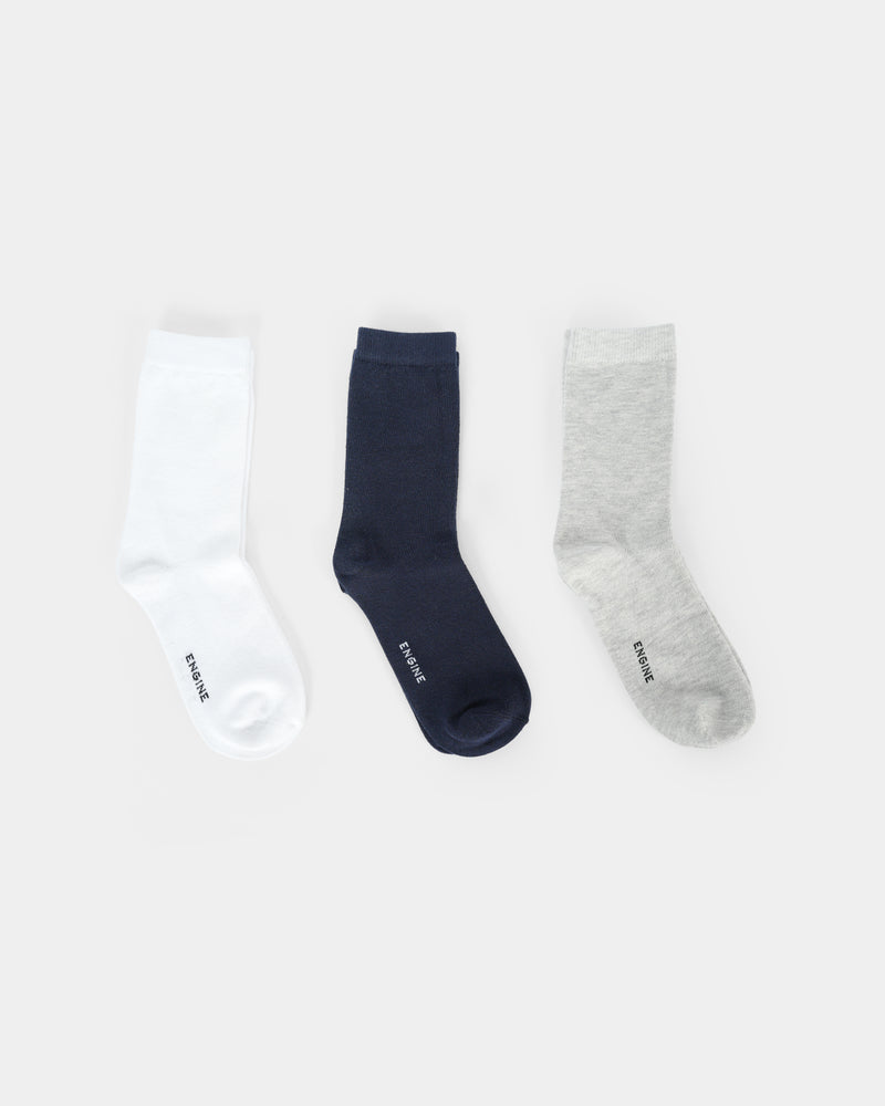 Men Crew Cut Socks - Engine - Buy Now