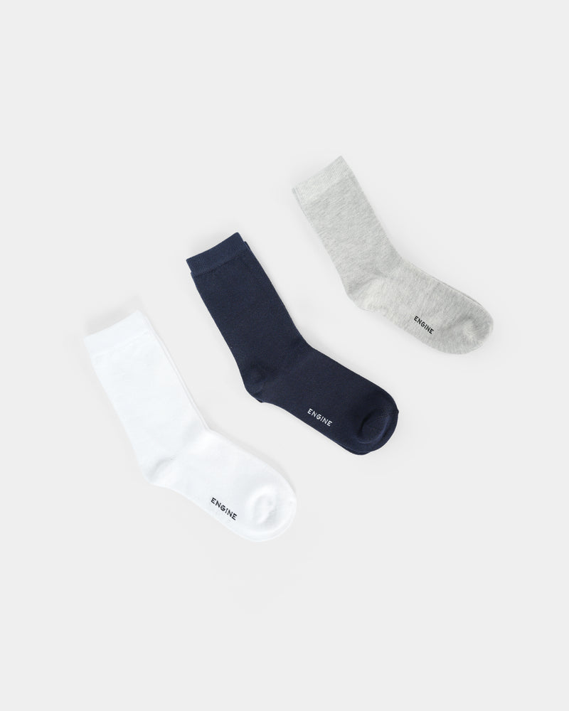 Men Crew Cut Socks - Engine - Buy Now