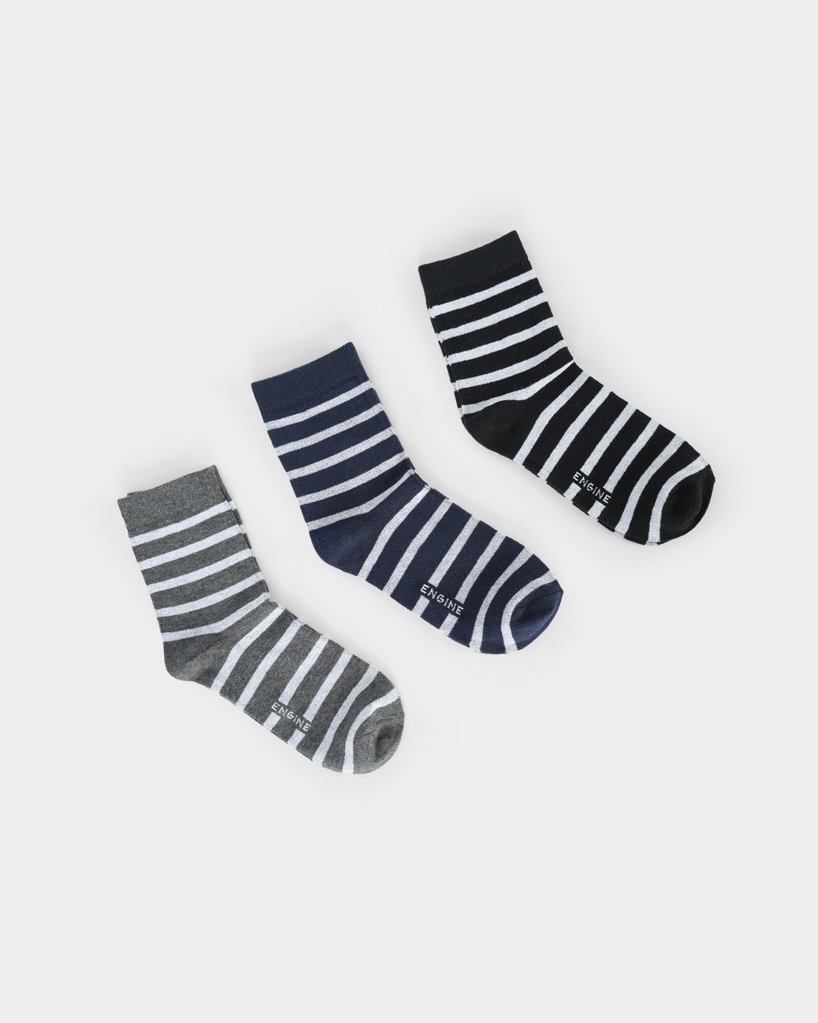 Men Crew Cut Socks - Engine - Buy Now