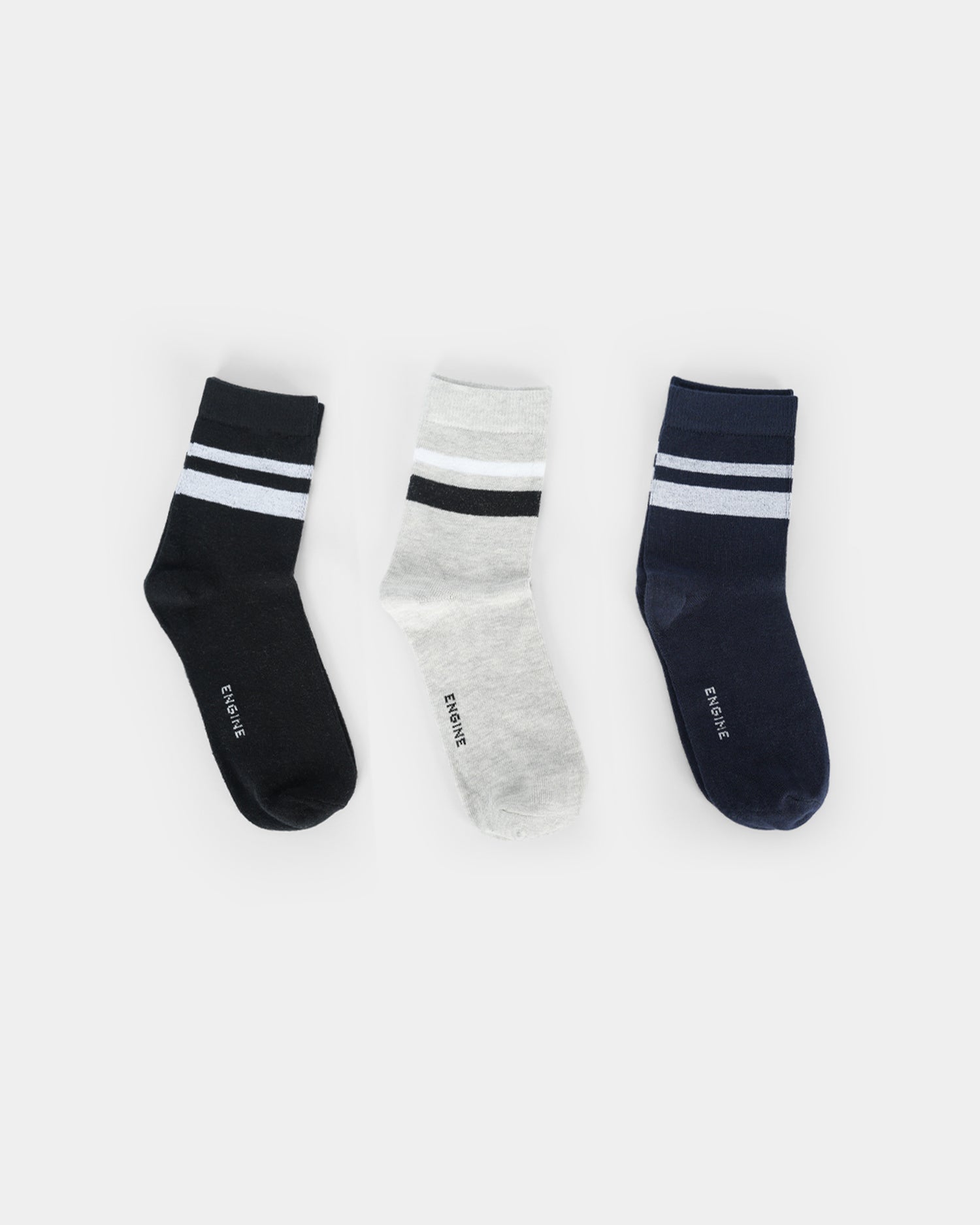 Men Crew Cut Socks - Engine - Buy Now