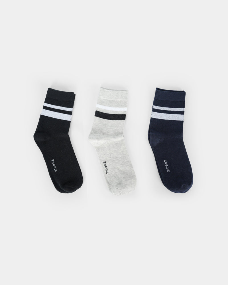 Men Crew Cut Socks - Engine - Buy Now