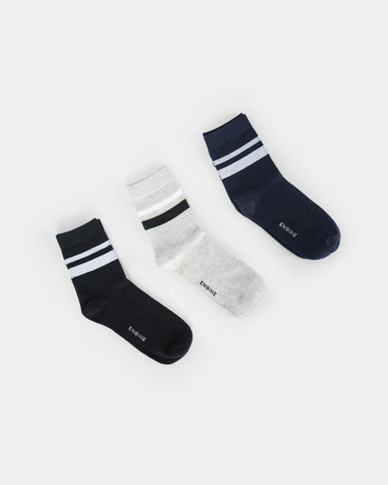 Men Crew Cut Socks - Engine - Buy Now
