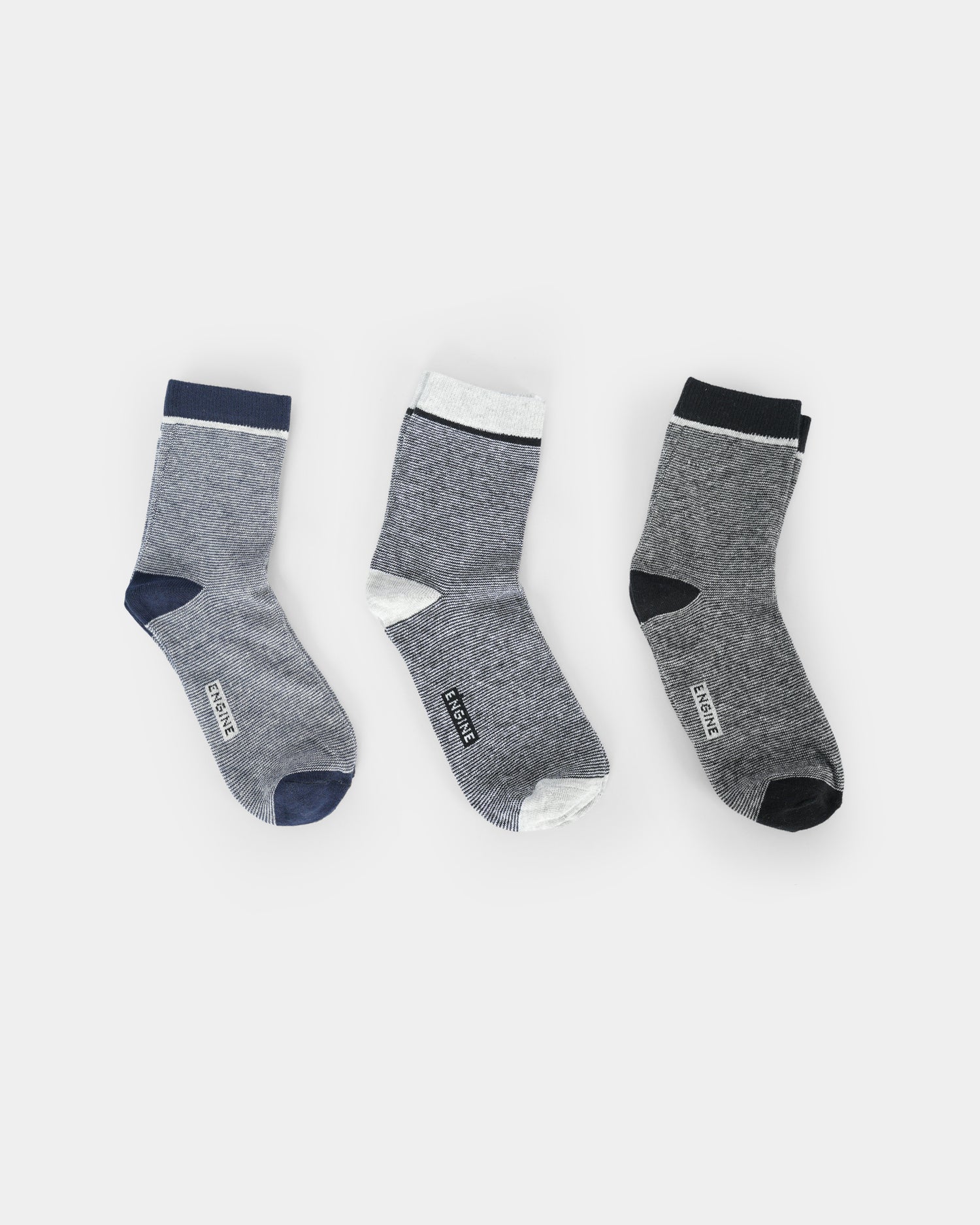 Men Crew Cut Socks - Engine - Buy Now