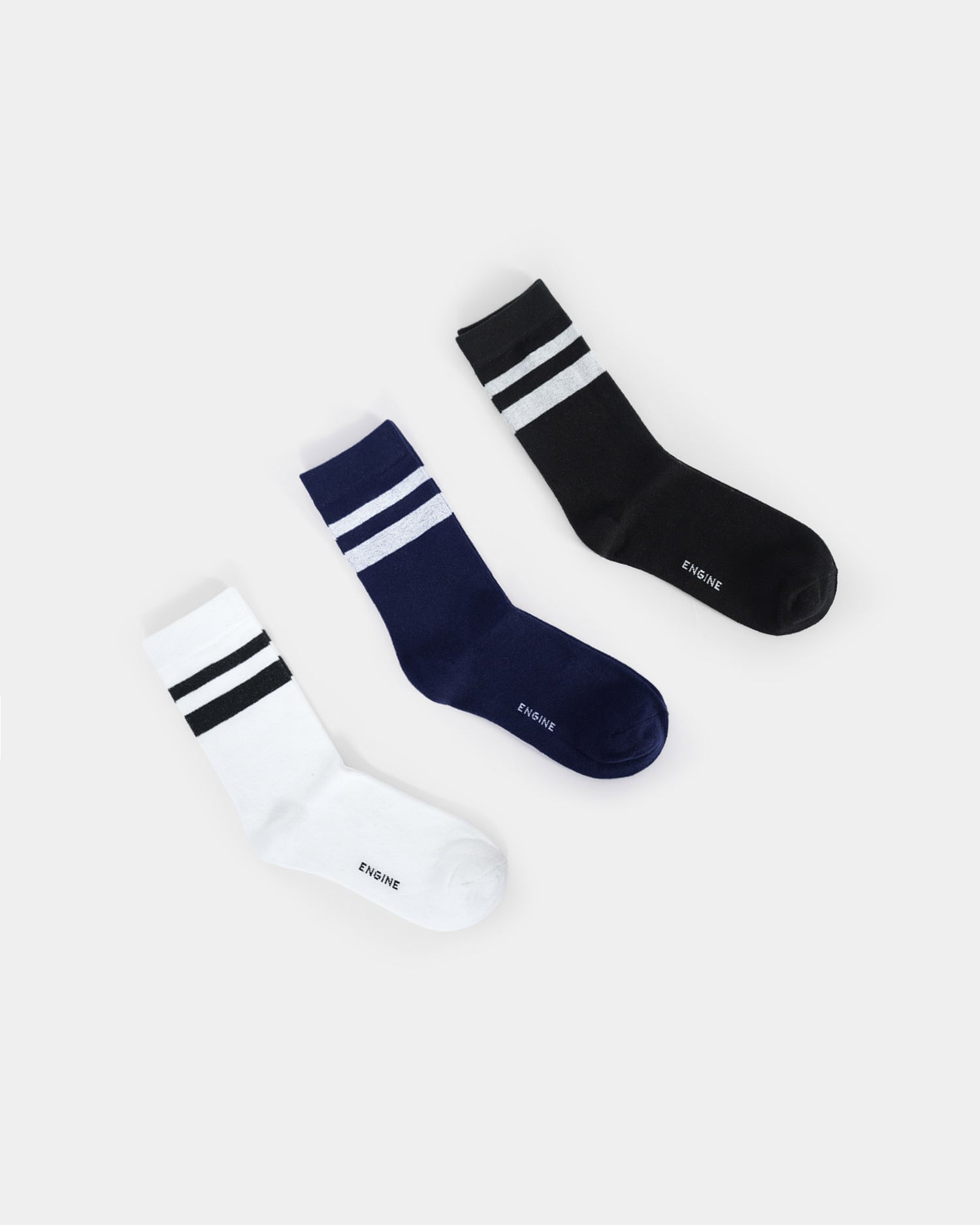 Men Crew Cut Socks - Engine - Buy Now