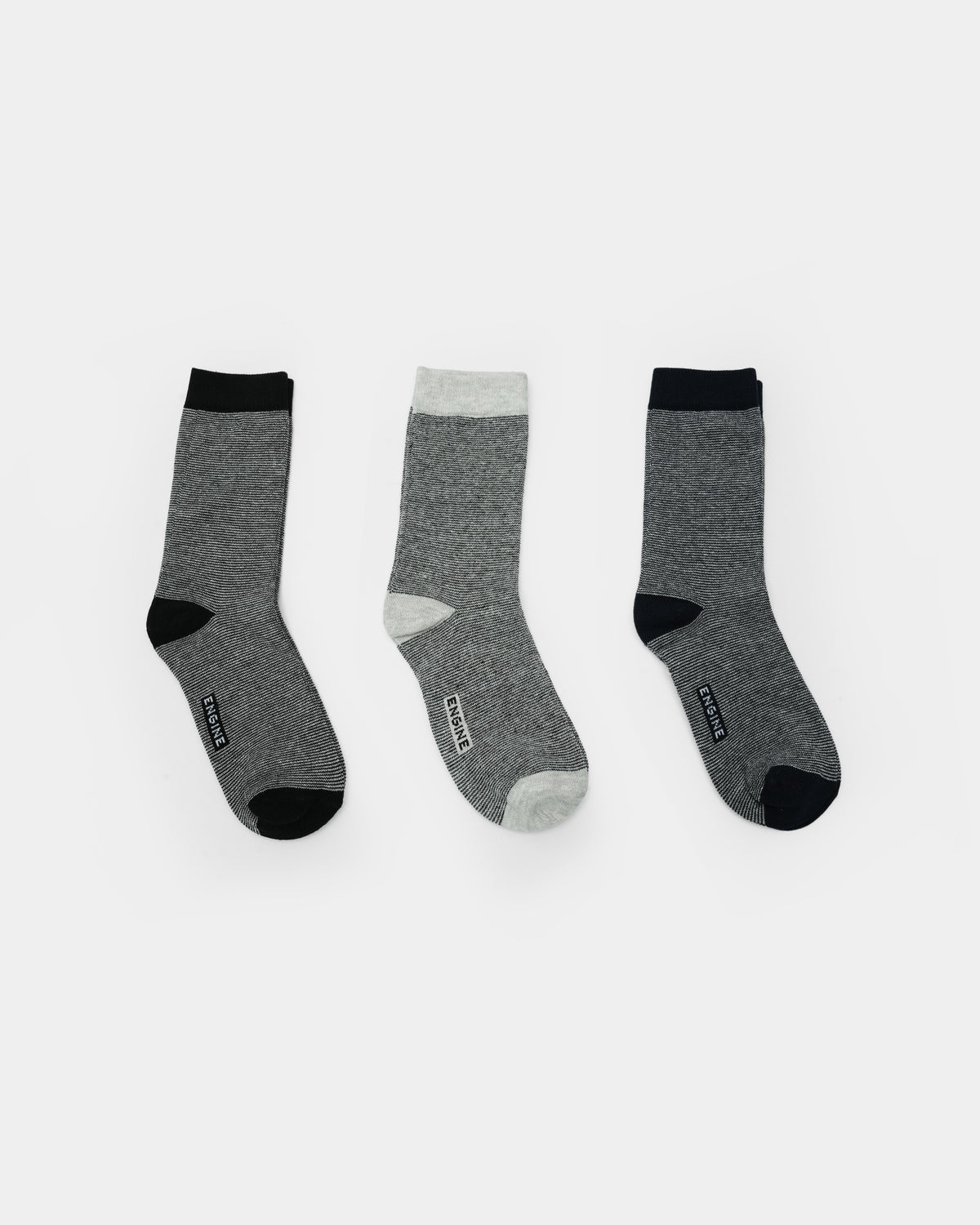 Men Crew Cut Socks - Engine - Buy Now