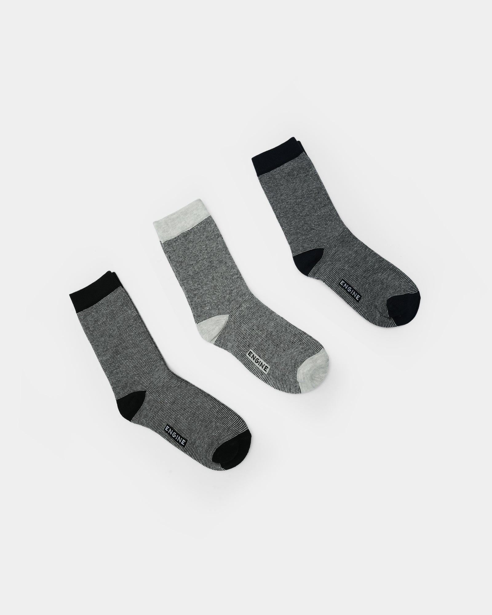 Men Crew Cut Socks - Engine - Buy Now