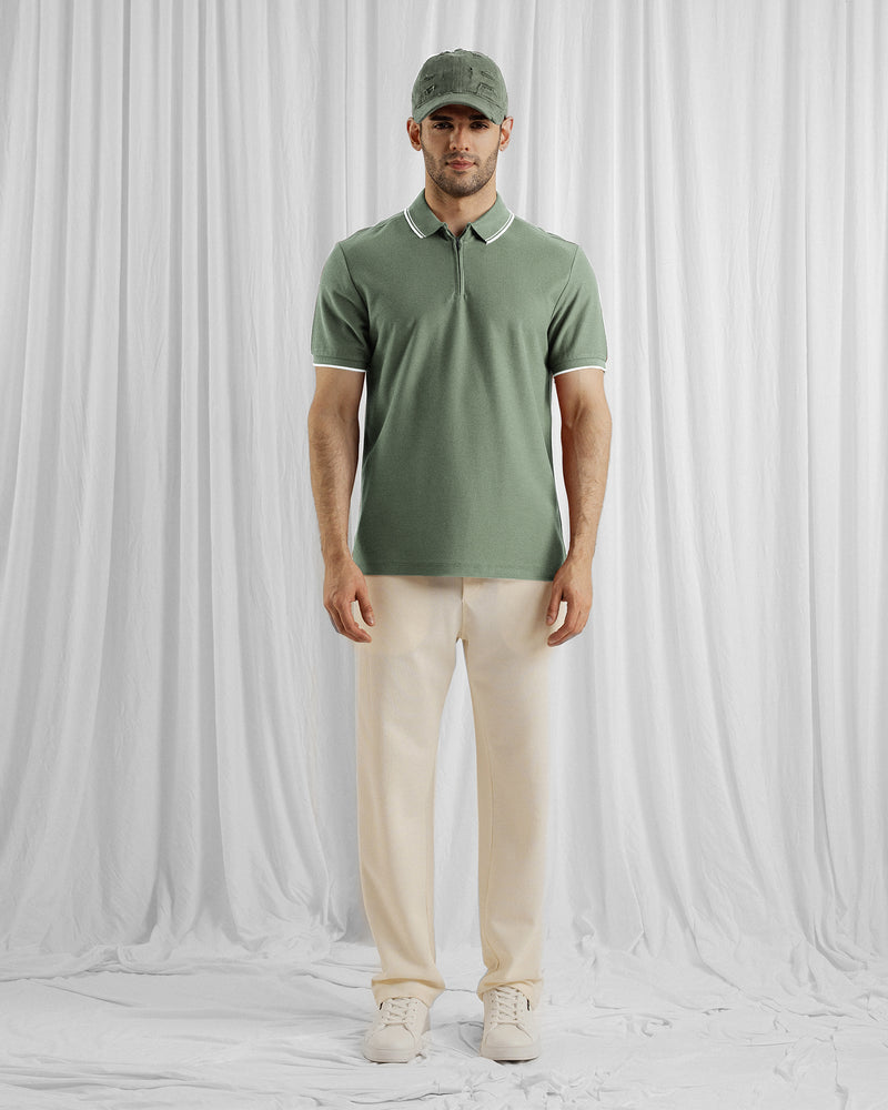 Men Zipper Polo - Engine - Buy Now