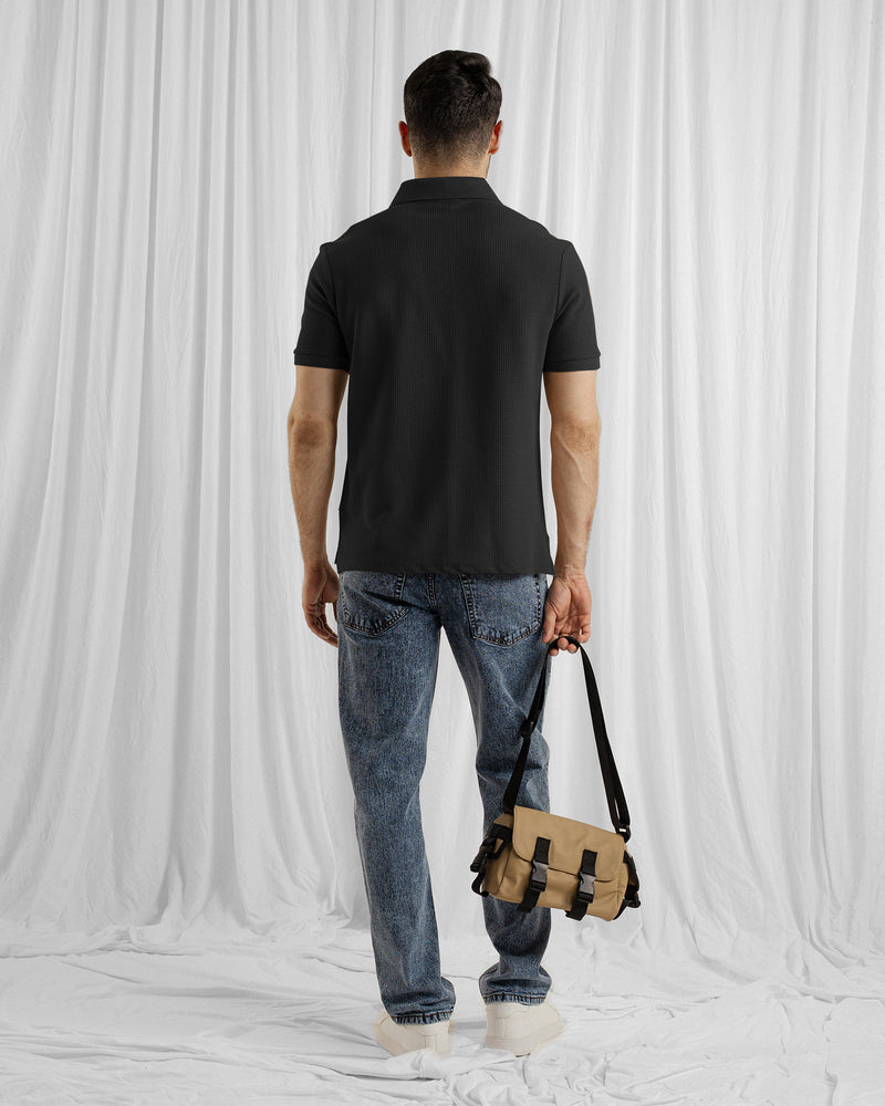 Men Zipper Polo - Engine - Buy Now