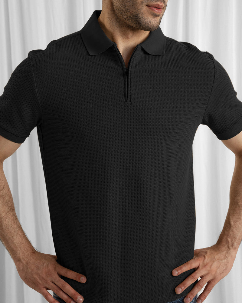 Men Zipper Polo - Engine - Buy Now