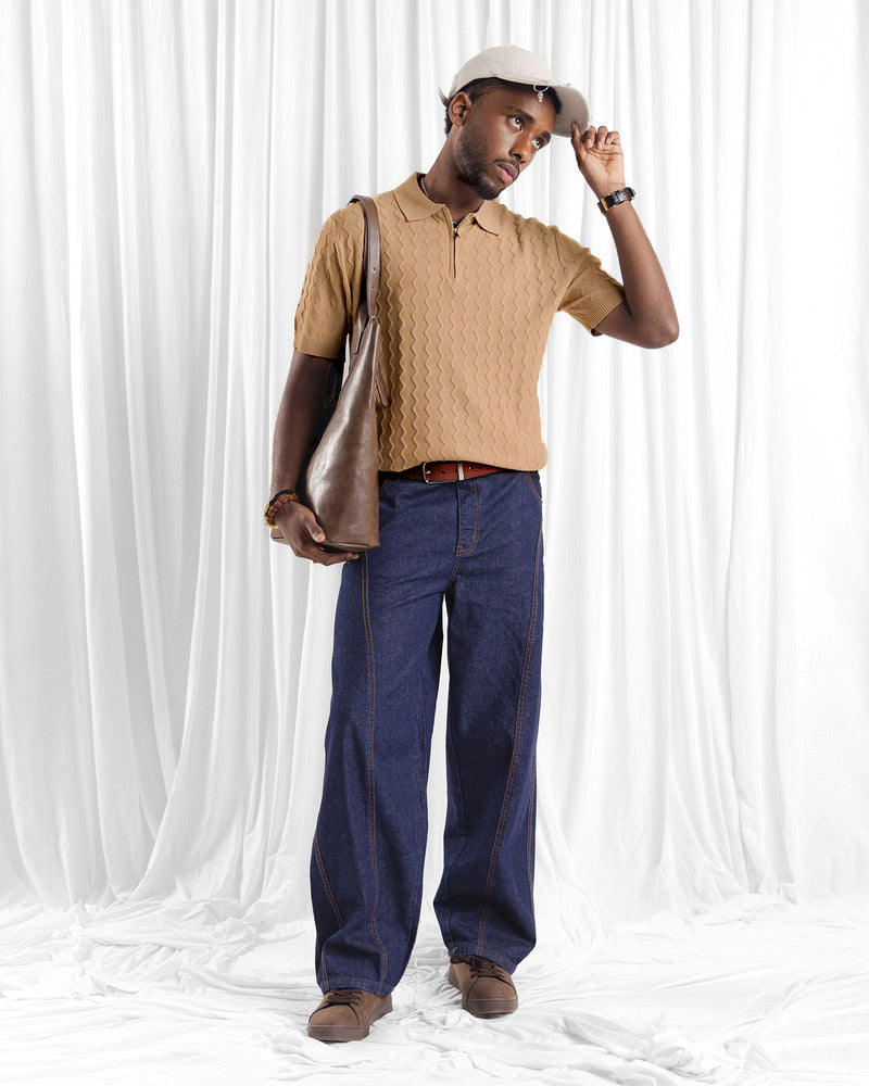 Men Zipper Polo - Engine - Buy Now