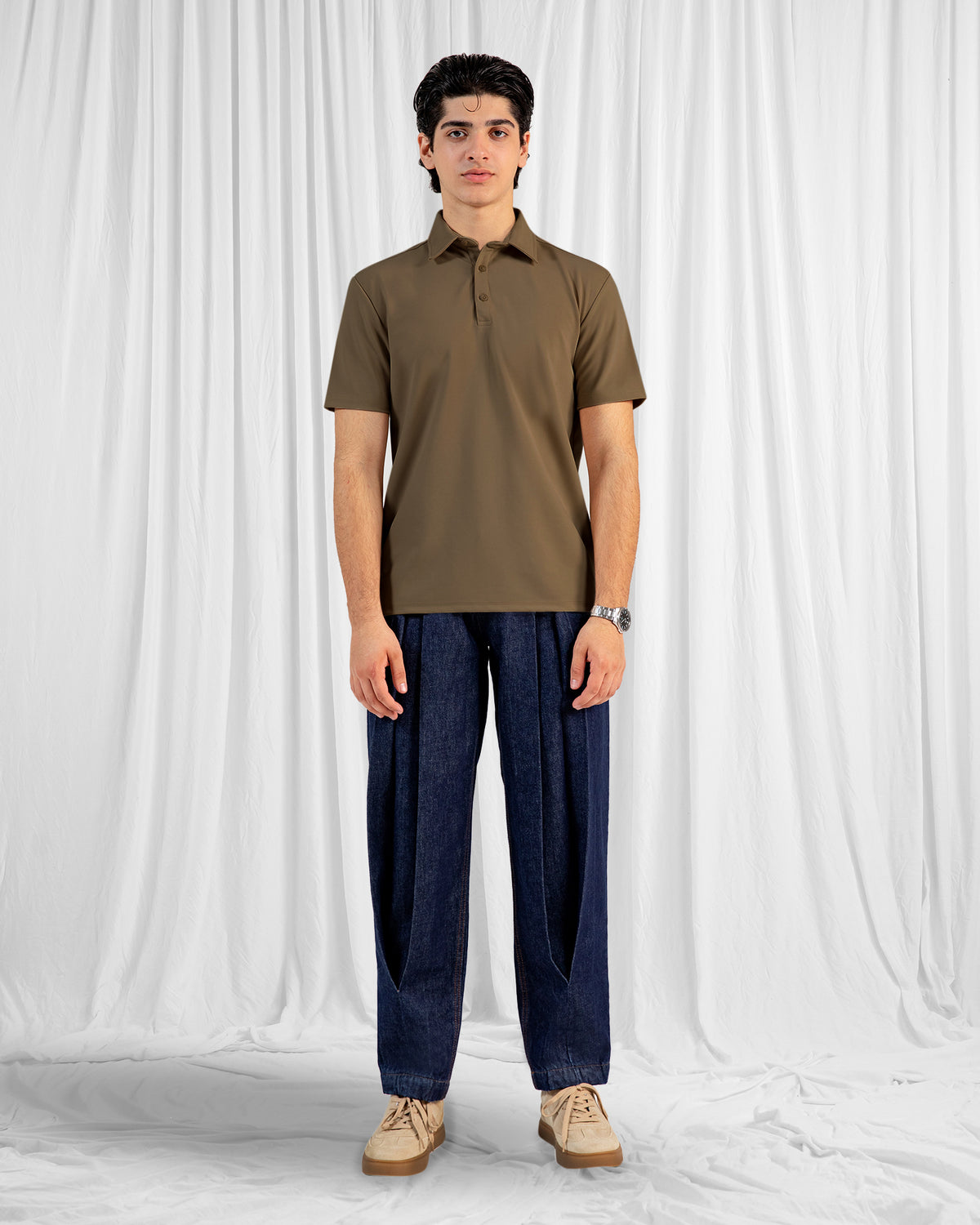 Men Polo Tee - Engine - Buy Now