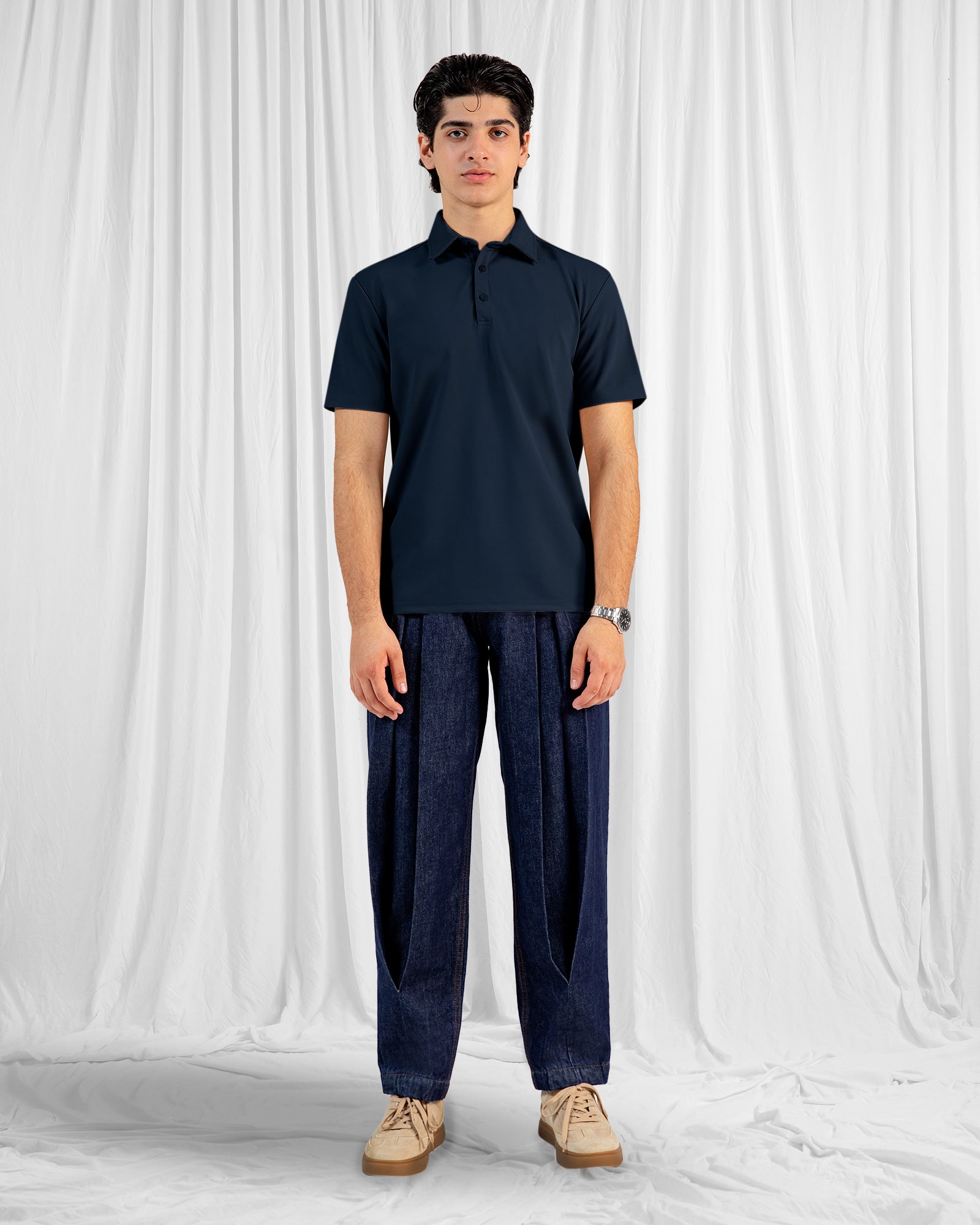 Men Polo Tee - Engine - Buy Now