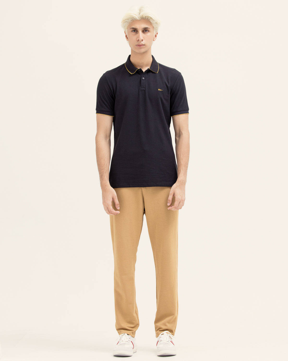 Men Solid Polo Tee - Engine - Buy Now