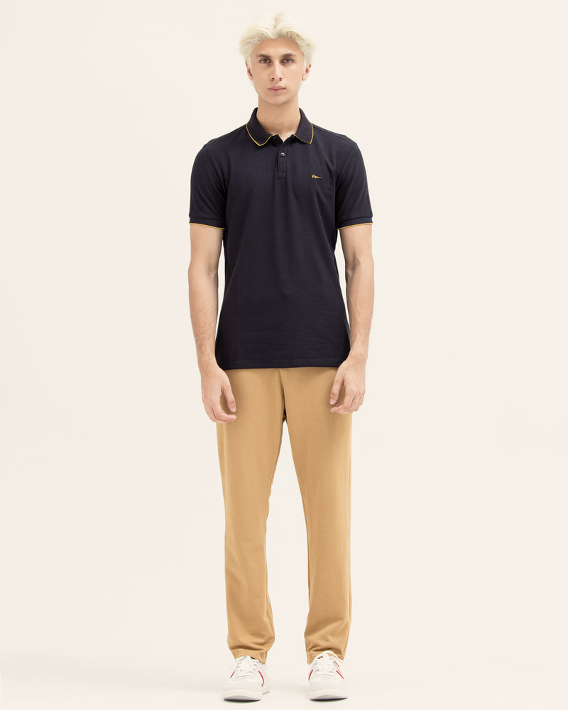 Men Solid Polo Tee - Engine - Buy Now
