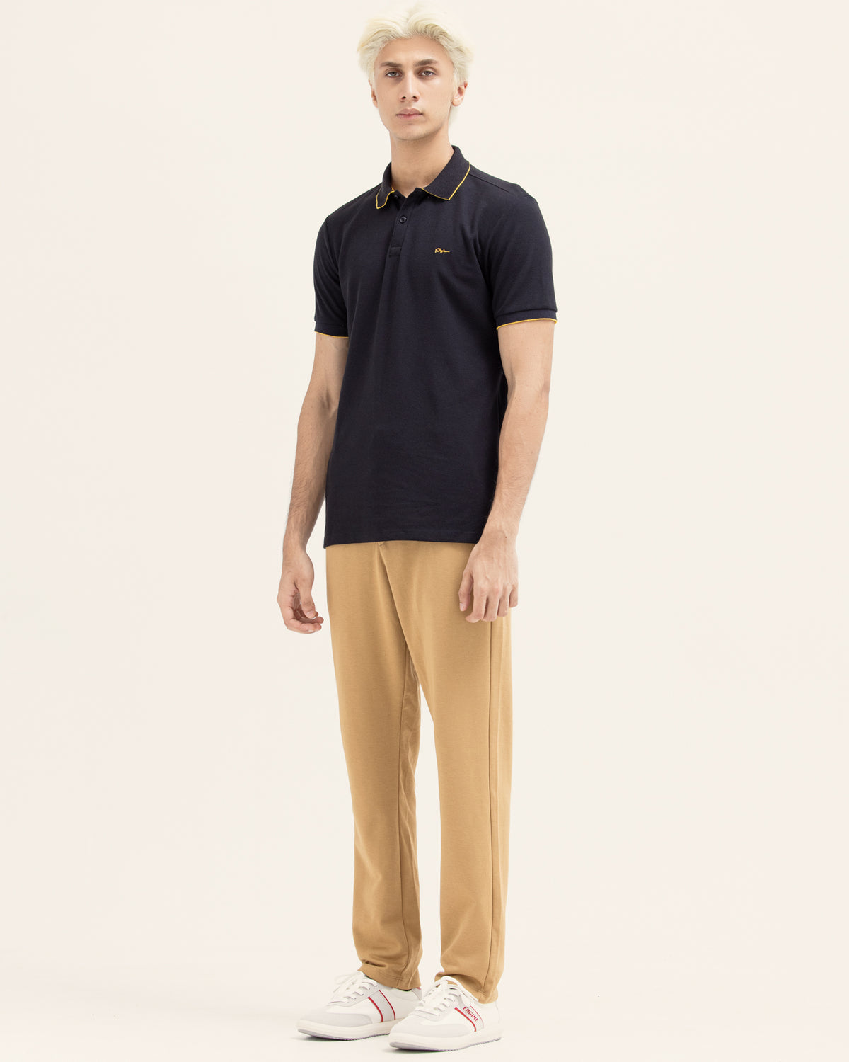 Men Solid Polo Tee - Engine - Buy Now