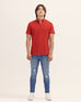 Men Solid Polo Tee