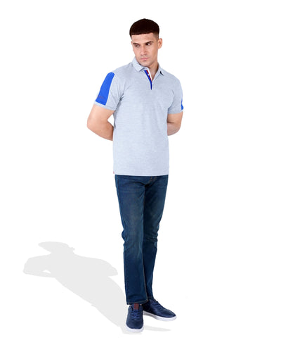 Men Panel Polo Tee
