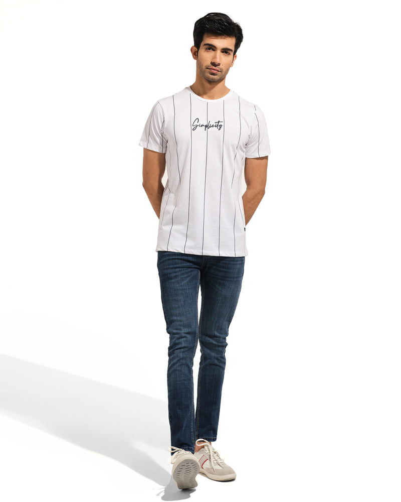 Men Striped T Shirt - Engine - Buy Now