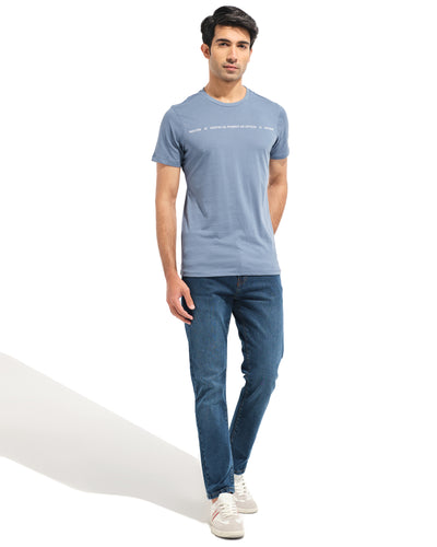 Men Slogan Printed Tee