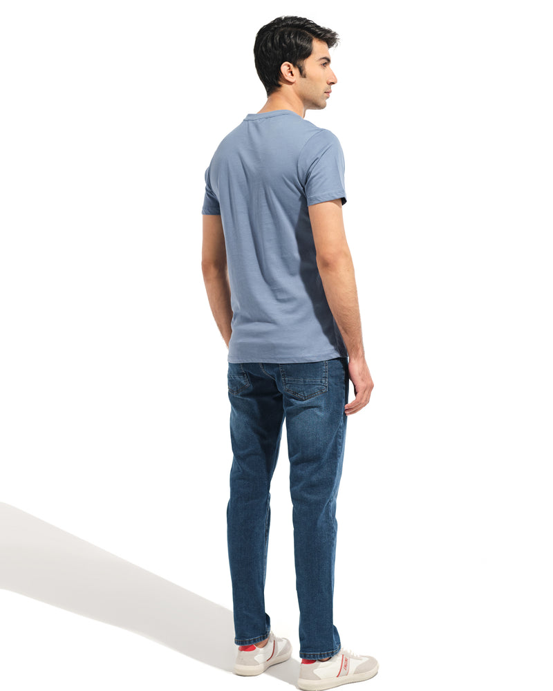 Men Slogan Printed Tee - Engine - Buy Now