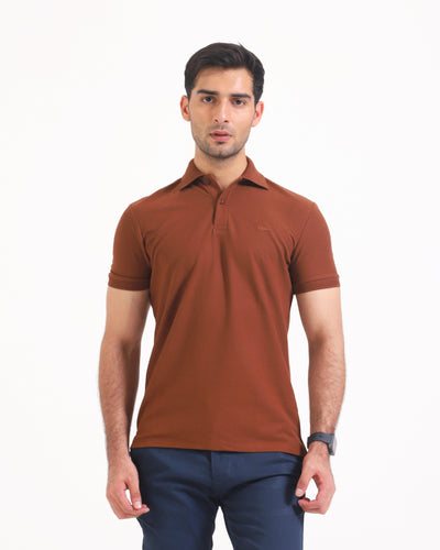 Men S/S Solid Polo Tee