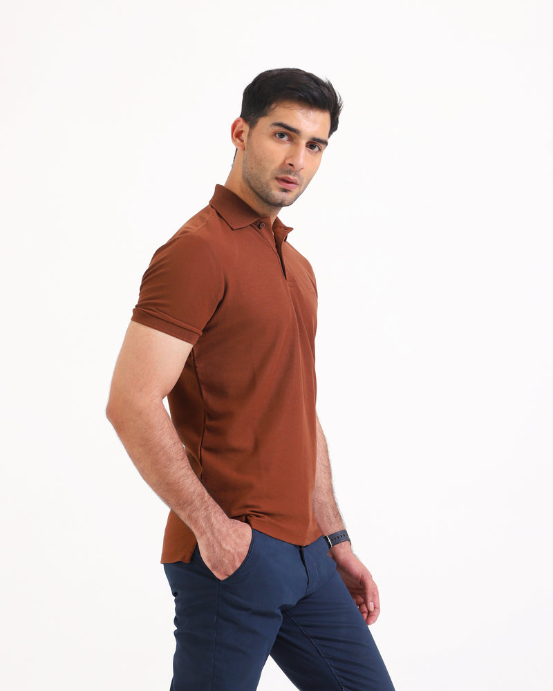 Men S/S Solid Polo Tee - Engine - Buy Now