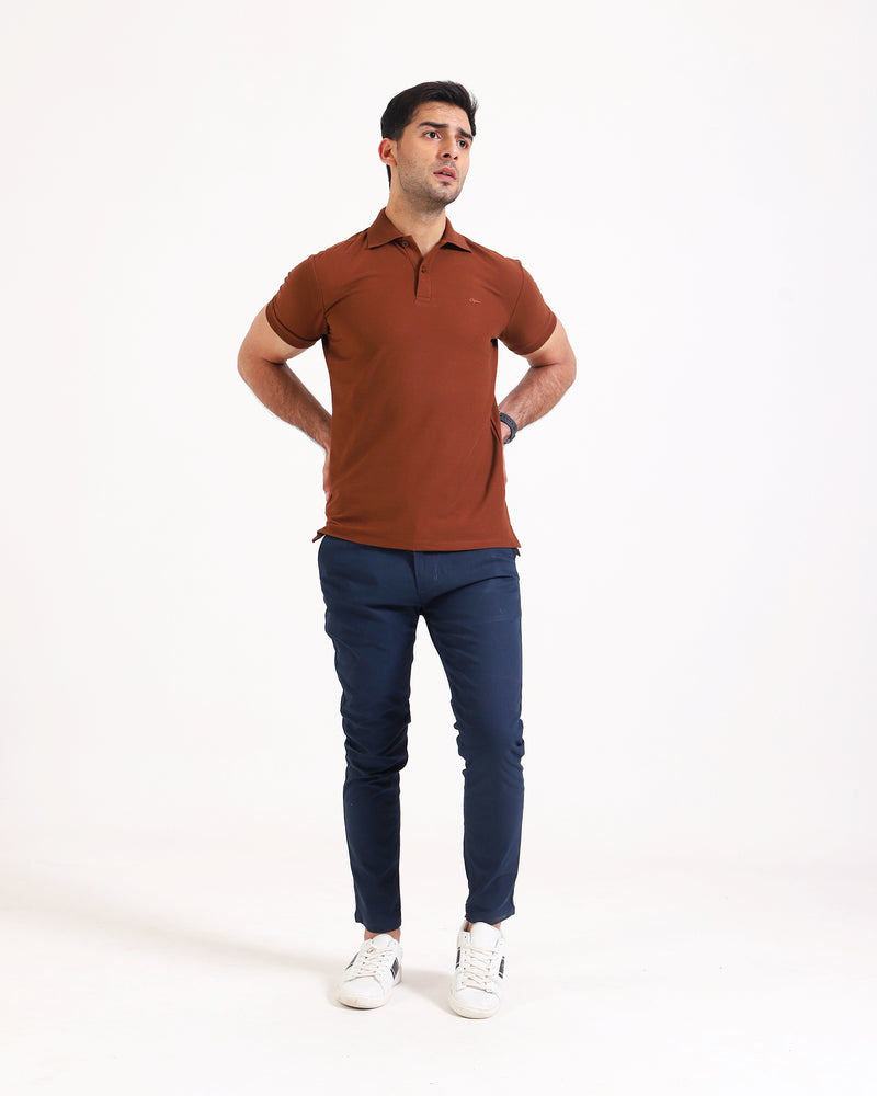 Men S/S Solid Polo Tee - Engine - Buy Now