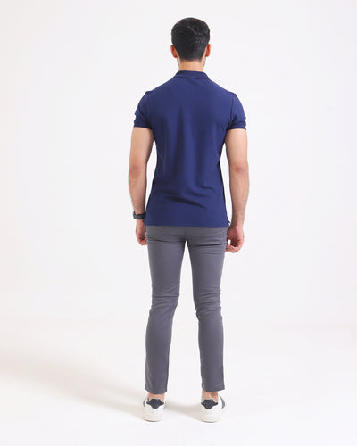 Men S/S Solid Polo Tee