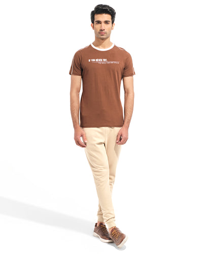 Men Slogan T Shirt