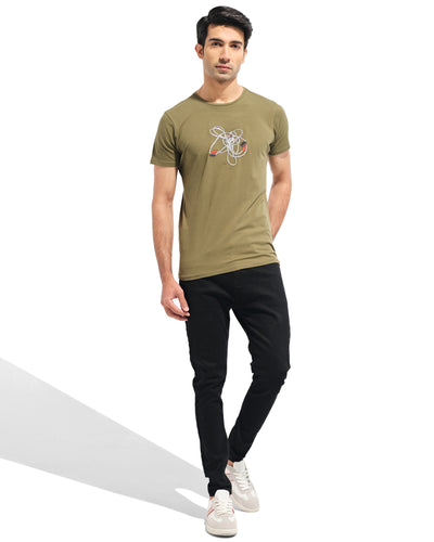Men Embroidery T Shirt