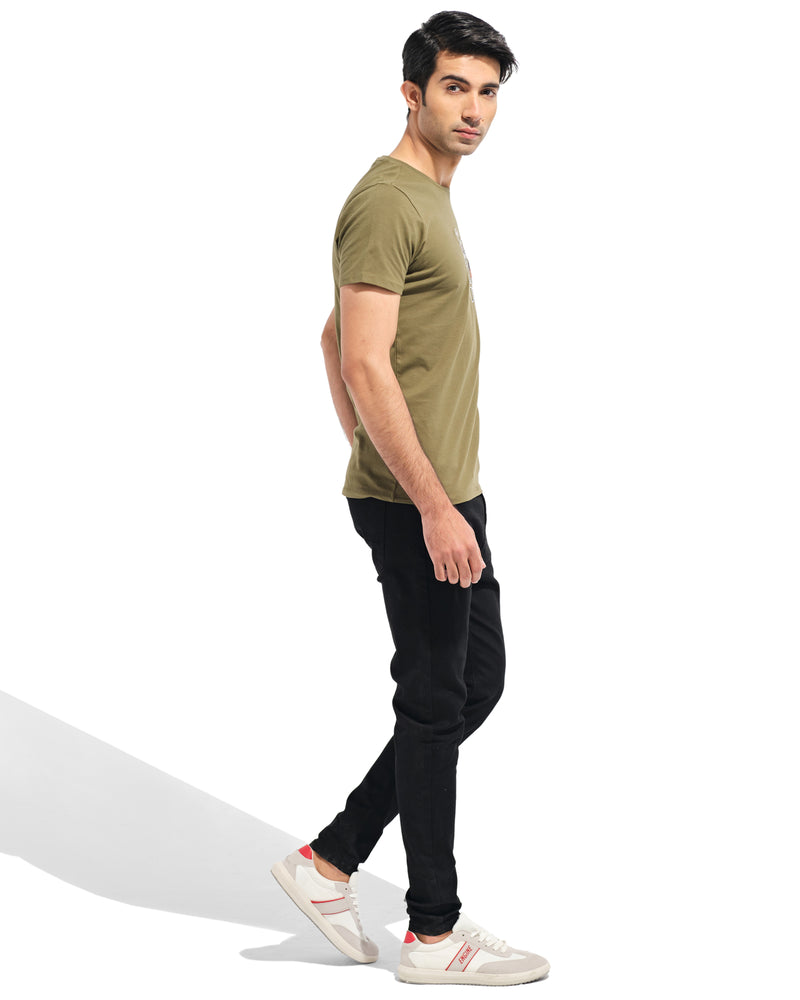 Men Embroidery T Shirt - Engine - Buy Now