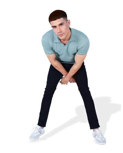 Men Camp Collar Polo Tee