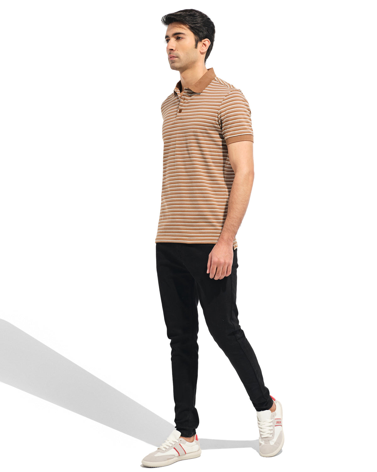 Men Striped Polo Shirt - Engine - Buy Now