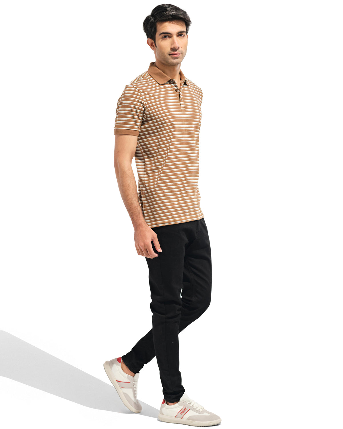 Men Striped Polo Shirt - Engine - Buy Now
