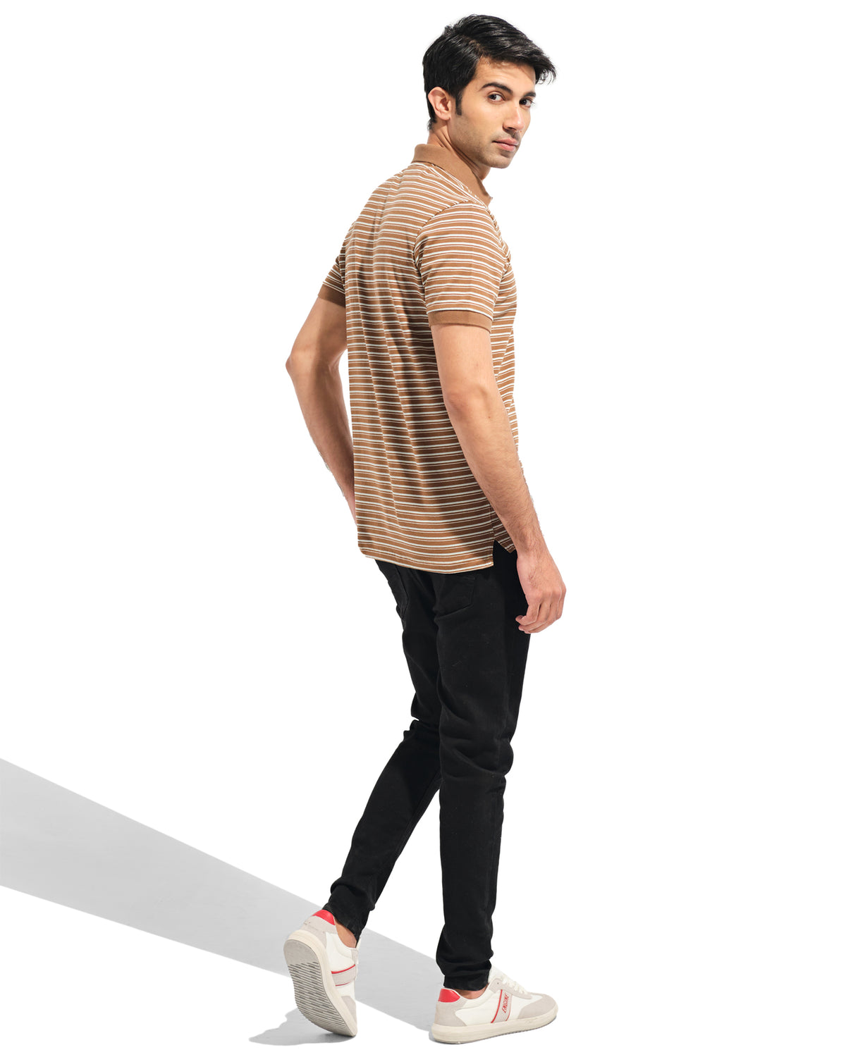 Men Striped Polo Shirt - Engine - Buy Now