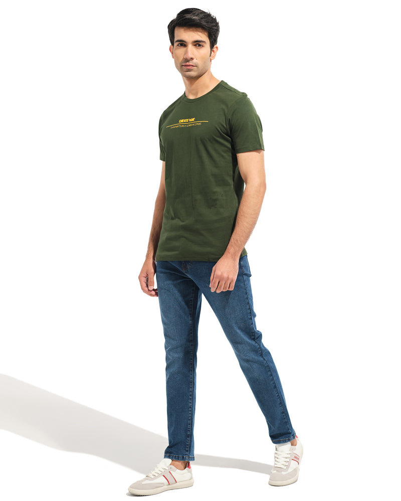 Men Slogan T Shirt - Engine - Buy Now