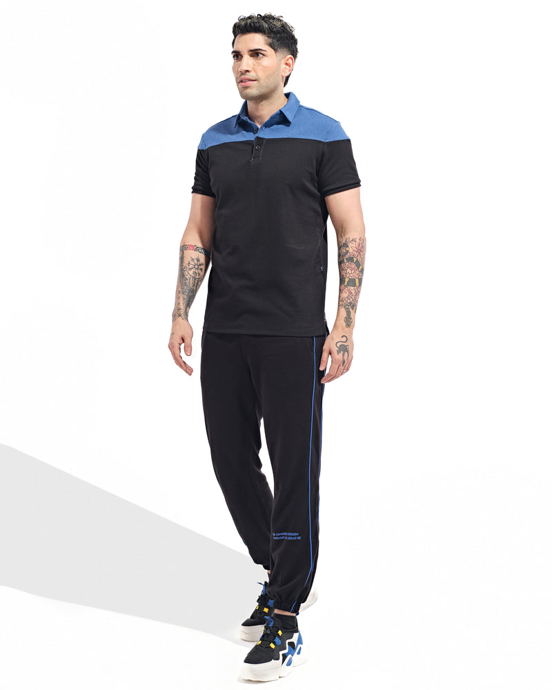 Men Panel Polo Tee - Engine - Buy Now